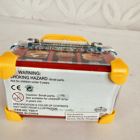 5 for $25| Kidstar Bigears Bear Burger Mini Lunch Box Playset Toy Milkshake - Picture 5 of 11